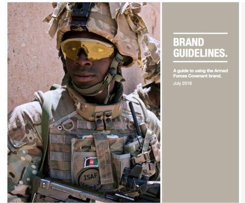 Screenshot of the brand guidelines