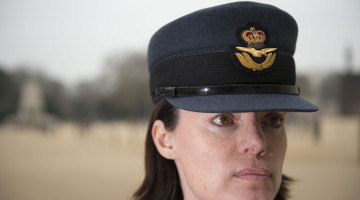 Royal Air Force Reserve in uniform