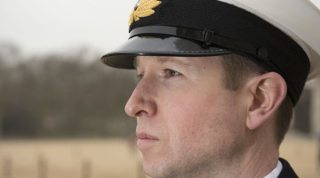 Royal Navy Reserve in unifrom