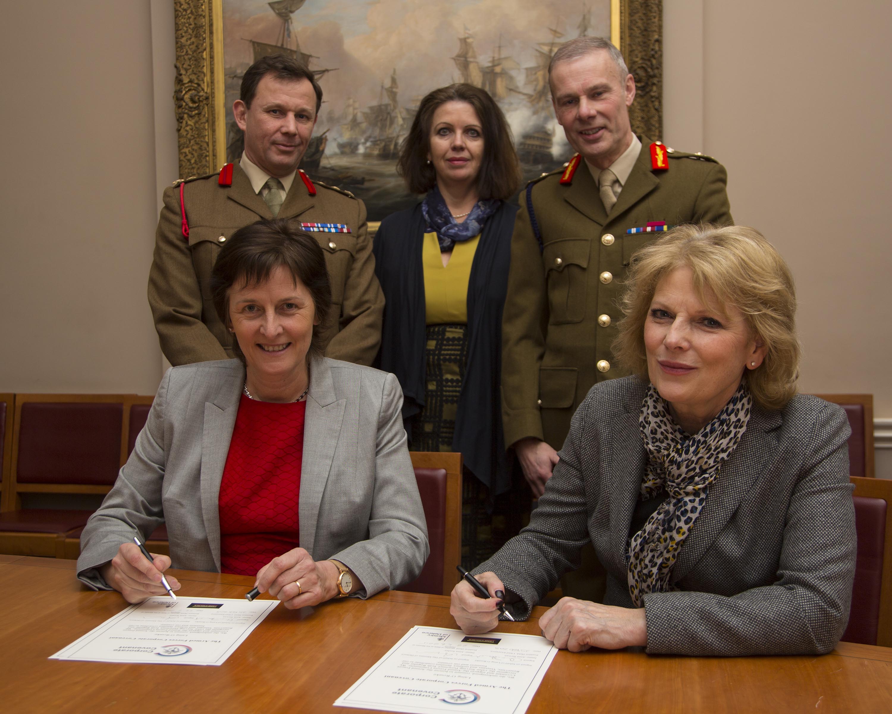 Corporate Covenant Signing At MOD Main Building - Wed 25 Feb 2015