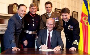 Staffordshire councils re-sign the covenant in 2015