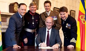 Staffordshire councils re-sign the covenant in 2015