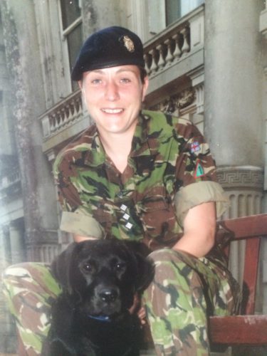 Marie Galle in her role as former Army Officer