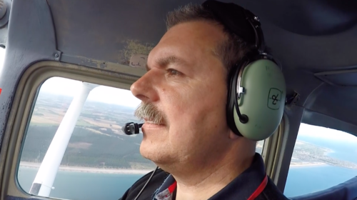 Ken Hargreaves enjoys a flying day thanks to the Douglas Bader Foundation