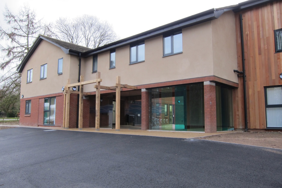 The front of Ty Dewr House, Wrexham