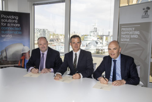Jacobs re-signed the Armed Forces Covenant with Min AF Mark Lancaster in attendance.