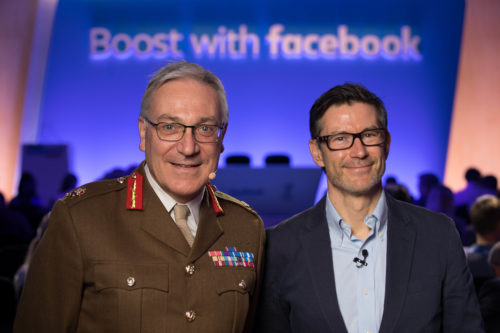 Lieutenant General Richard Nugee and Steve Hatch standing side by side.